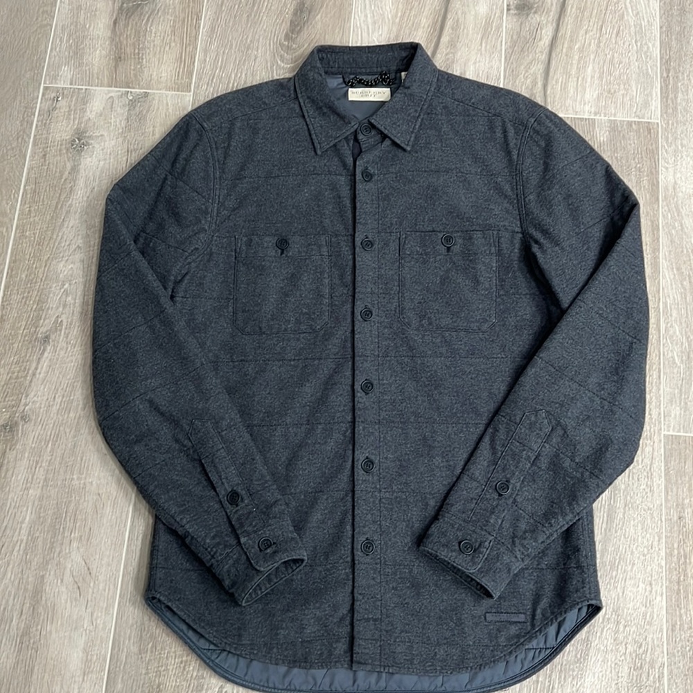 Burberry Brit Gray Shirt Jacket.